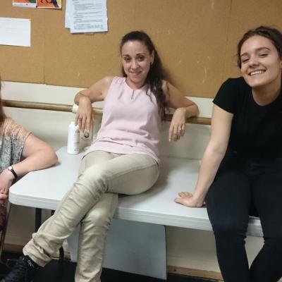 Lors des cours collectifs de Bachata 